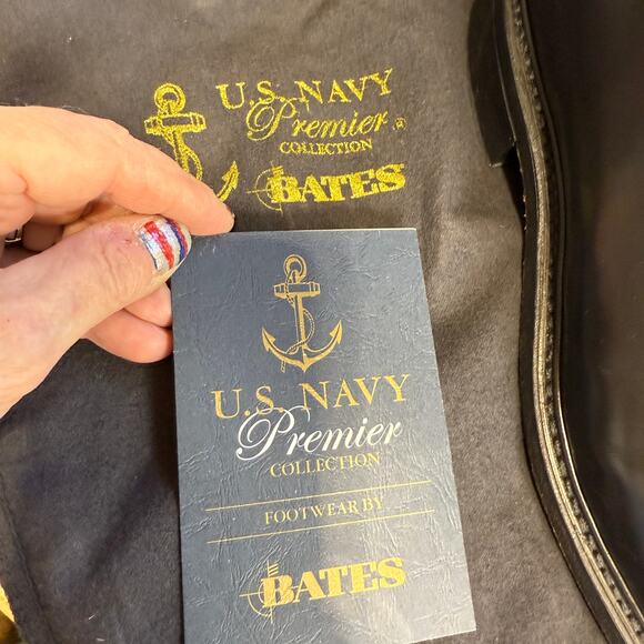 Bate’s Premium Leather Uniform Oxford Shoe US Navy Size 9.5E - Picture 5 of 14